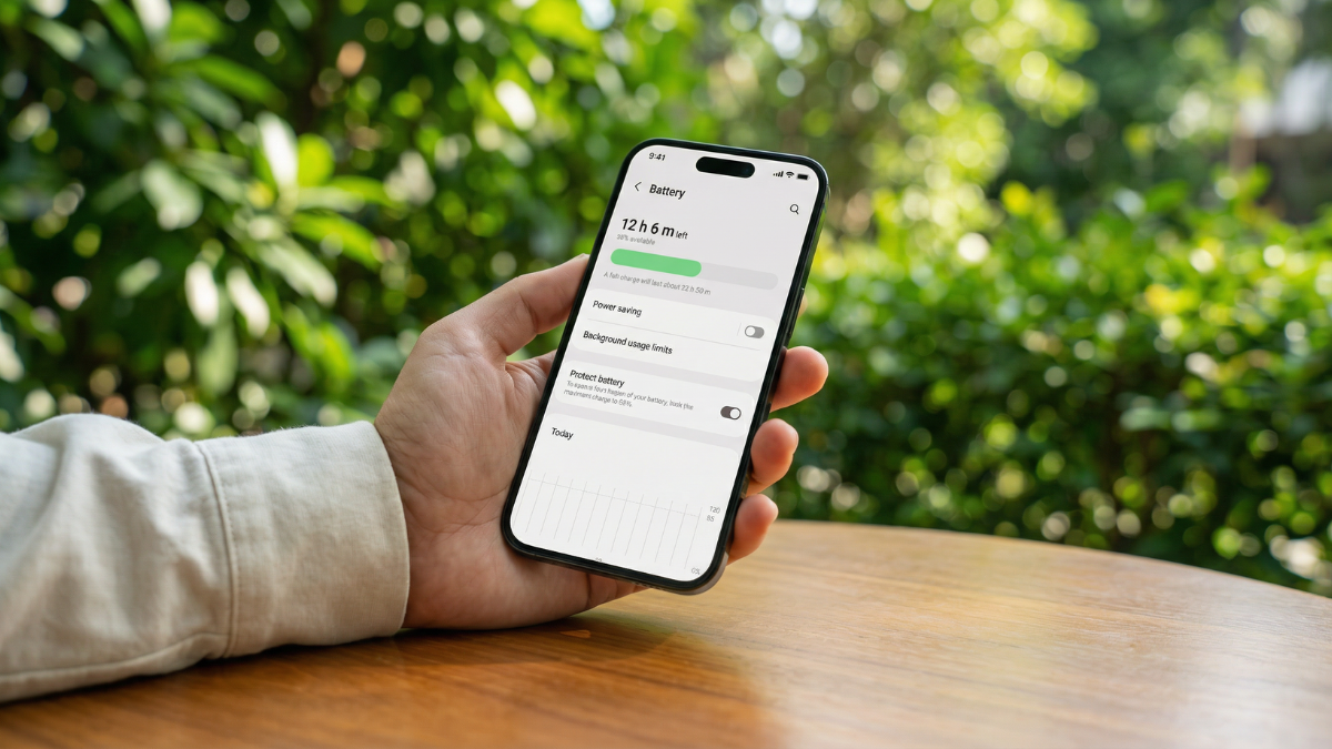 Android 16 battery settings, battery health, Adaptive Connectivity, dark mode OLED, limit to 80% charging, Battery Saver